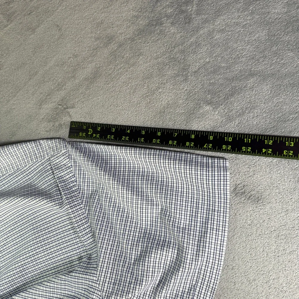 VTG Ralph Lauren Blake Mens Small Flesh Pony Check Short Sleeve Button Down - Picture 8 of 9